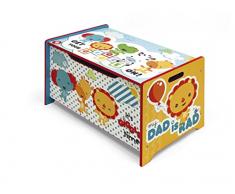 ARDITEX FP10002 Banco Juguetero de madera de 62.5x40x37cm de MATTEL-Fisher-Price