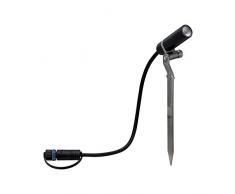 Paulmann Luz Paulmann 939.96 Outdoor Plug & Shine Spotlight Plan Tini 4000 K 2,5 W 24 V Antracita aluminio 93996 exterior lámpara foco iluminación (Jardín Iluminación, aluminio, integrado, 10 W, Gris, 22.3 x 2.1 x 22.3 cm