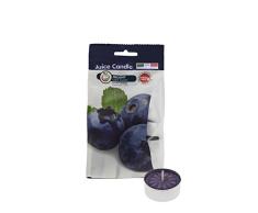 Cereria de Giorgio Concentrado de Vela Tealight perfumadas Alla Frutas, Cera, Azul Oscuro, 3.8Â X 3.8Â X 1.6Â cm, 12Â Unidades