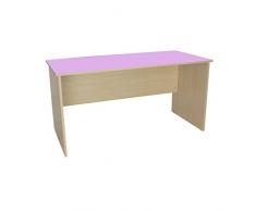 Mobeduc Profesor de Escritorio, Madera, Rosa, 150 x 75 x 70 cm