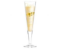 RITZENHOFF Champus Copa de Cava, Cristal, Gold/Platin, 7 cm
