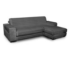 Trendy Funda para sofà de Doble Cara, Resistente al Agua, Gris Oscuro, 290cm