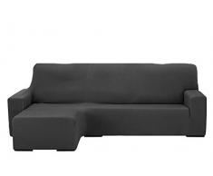 Martina Home Nairobi Funda Sofá Chaise Longue Elástica-Brazo Izquierdo Corto, Gris