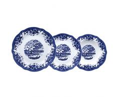 BRUNCHFIELD Porcelana, Blanco, Vajilla 18 pcs