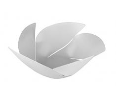 Alessi | Twist Again OD02/29 W - Frutero Decorado, Acero Inoxidable y Resina Epoxi, Blanco