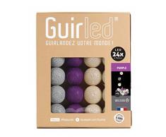 Guirnalda luminosa Bolas de algodón LED USB - Cargador USB dual 2A incluido - 3 intensidades - 16 bolas - Avatar