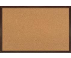 Eurographics Frame Tabac gerahmte tablón de corcho, marrón, 60 x 40 x 1.5 cm