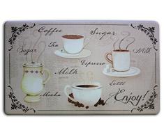 Pausa ALCOPACA Alfombra de Cocina, PVC-Foam, 75x45x0,8 cm
