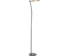 Brilliant Pluto Lámparas de Pie, lámpara de techo, metal, 15 W, hierro/blanco