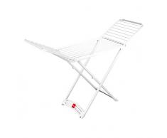 Vileda Solar X-Legs - Tendedero de resina, Plástico, Blanco, 125.5 x 9.5 x 55 cm