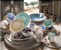 Creatable Serie Aquarius Vajilla, Piedra, Multicolor, 41Â x 35Â x 34Â cm, 16Â Unidades de Medida