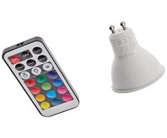 rsr LED GU10 DIFUSOR LUPA 5W DIM RGB C/MANDO