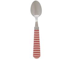 Kitchencraft KCTSPNHOOPRD Cucharilla estampada Red Hoops, rojo
