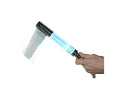 Jocca 6365 Cabezal de Ducha LED, Negro, 22.5x3.3x3.3 cm