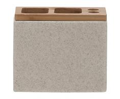 Sealskin Zahnbürstenhalter Grace Polyresin Sand Vaso para Cepillo de Dientes, Arena, 6 x 12.3 x 10.2 cm