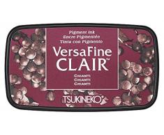 Tsukineko Chianti VersaFine Almohadilla de Tinta Clair, Material sintÃ©tico, Color Rosa, 5,6 x 9.7 x 2.3 cm, 5.6 x 9.7 x 2.3 cm