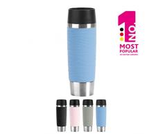 Emsa N2012000 Wave-Design Grande Taza térmica, acero inoxidable, Color azul