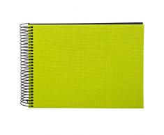 Goldbuch Bella Vista - Álbum de Fotos en Espiral (Lino, 23 x 17 cm), Color Verde