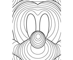 Komar Disney Wandbild Von fotomural, Negro, Blanco, 40 x 50 cm