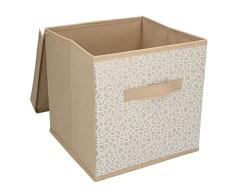 Vacchetti 1221290000 - Caja de armario de color crema con decoraciones de cuadro pequeÃ±o