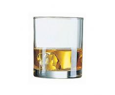 Arcoroc Princesa - Set 6 vasos forma baja de vidrio tensionado 32cl