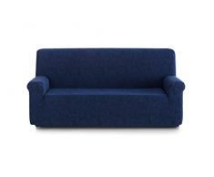Blindecor Goya Funda de Sofá Elástica 2 Plazas, Tela, Azul