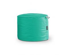 HAPPERS Puff Taburete Polipiel Outdoor Turquesa