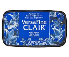 Tsukineko VersaFine Belle Clair Almohadilla de Tinta, Material sintÃ©tico, Color Azul, 5,6 x 9.7 x 2.3 cm, 5.6 x 9.7 x 2.3 cm