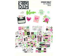 Simple Stories Bloom Adhesivo Tablet, Papel, Multicolor, 21Â x 14Â x 0,4Â cm