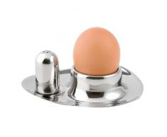 Karl Weis & CIE. GmbH Juego de hueveras con coctelera, Acero Inoxidable, Plata, 9Â x 11Â x 4Â cm