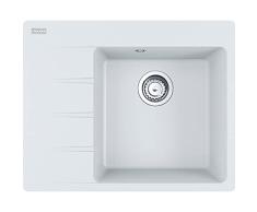 Franke 114.0633.123 CNG 611-62 TL - Fregadero de cocina, color blanco polar