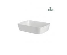 La Porcellana Anghiari lasaÃ±a Fuente de Horno Caja de Regalo, Blanco, 30Â x 22Â x 7,5Â cm