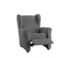 Martina Home Emilia Funda Sillón Relax, Tela, Gris, 33x8x42 cm
