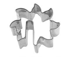 Westmark 31962260 Set Moldes Taza Galletas, acero inoxidable, Plata, 18 x 10 x 2.6 cm, 4 unidades