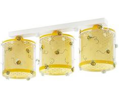 Dalber Lámpara Infantil Colgante Bee Happy, Multicolor