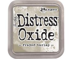 Ranger Frayed Burlap Distress Almohadilla de Tinta de óxido, Material sintético, marrón, 7,5 x 7,5 x 1,9 cm