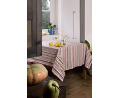 atenas home textile Moira - Mantel Antimanchas, 160 x 160 cm, Color Granate