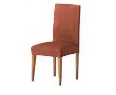 Martina Home Tunez - Funda para Silla, Tela, Funda silla respaldo, Teja, 24 x 30 x 6 cm, 2 Unidades