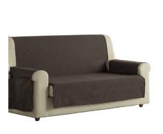 Zebra Textil Baden Protector de Sofa, Tela, Marron, Chaise Longue 235 cm. Derecha