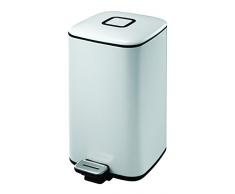 EKO Regent Paso Papelera 12l, Color Blanco