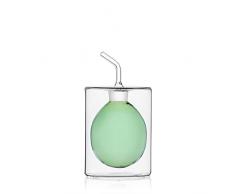 Ichendorf Milano Aceitera de dos paredes verde 150 ml colecciÃ³n Cilindro color doble pared