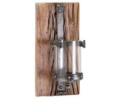 Hill 1975 Apliques de Pared de Madera recuperada, Hierro, Talla única