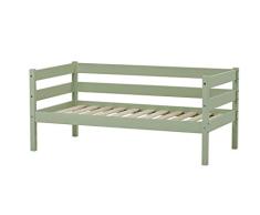 Hoppekids Marie - Cuna Infantil de Pino Macizo, 166 x 76 x 65 cm