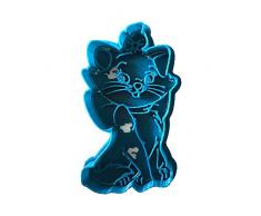 Cuticuter Marie Aristogatos Cortador de Galletas, Azul, 8x7x1.5 cm