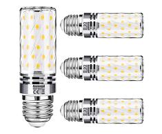 Anmossi Bombillas LED E27 3000K,12W LED maÃz Bombilla equivalente a 100W Incandescente Bombilla,Blanco Cálido,1200Lm,No regulable,Edison Tornillo Bombillas,4 unidades