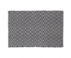 Sealskin Alfombra de BaÃ±o Antideslizante Absorbente Trellis, 60 x 90 x 0.5 cm, AlgodÃ³n, Negro