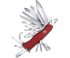 Victorinox Work Champ XL Navaja con 31 funciones incluyendo hoja grande, cortador de alambre y tijera, color rojo