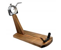 NERTHUS FIJ 255 - Jamonero giratorio ajustable con cabezal de Acero Inoxidable