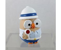 Studio Egan ml18fa/2vu Figura policía Municipale, Modelo GOOFI, cerámica, mutlicolore, 8 x 8 x 10 cm