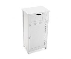 Versa 20100031 Armario de Baño, Madera, Blanco, 40 x 29 x 76 cm